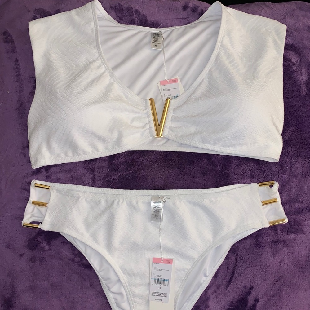 NWT White Bikini